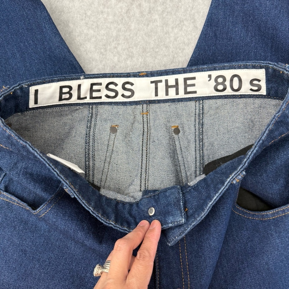 RANDOM IDENTITIES Bless the 80's Jeans sz 33 - Picture 11 of 17